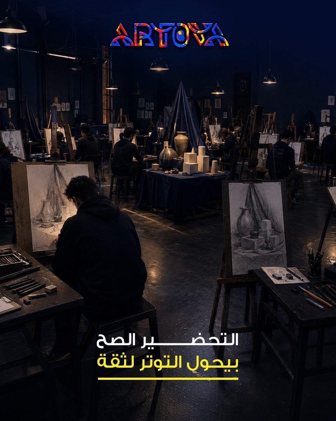 Artova students in studio session